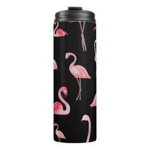 Termo Flamingo Flock: Diseño sin costura