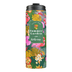 Termo Flamingo Garden Dark Green