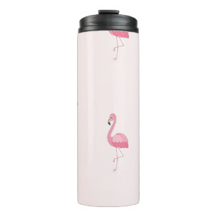 Termo Flamingo manchado rosado