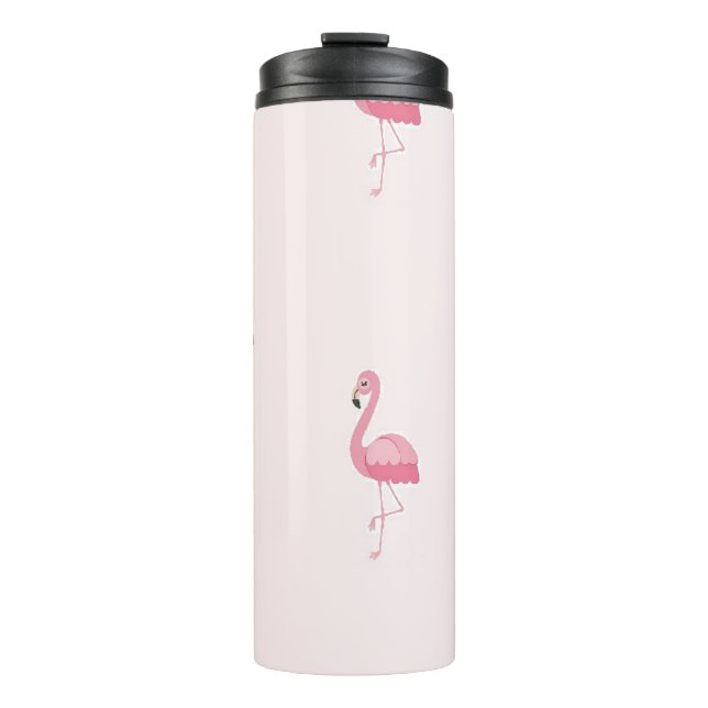 Termo Flamingo manchado rosado (Anverso)