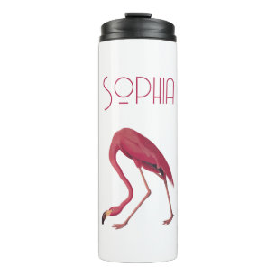 Termo Flamingo rosa vintage