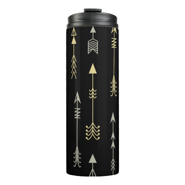 Termo Flecha étnica: diseño de patrón sin foco (Anverso)