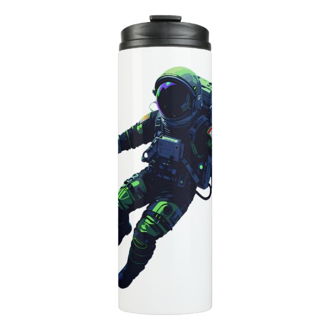 Termo Floating Astronaut in Space Suit Illustration (Anverso)