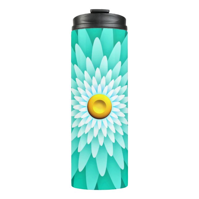 Termo Flor azul Mandala-68566 (Anverso)