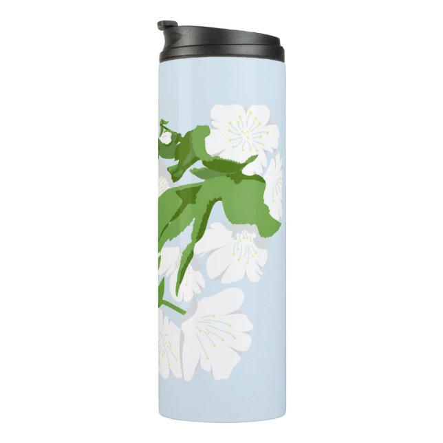 Termo Flor de cerezo (Rotado hacia la derecha)