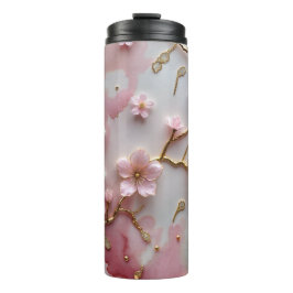 Termo Flor de cerezo rosa - vibraciones de primavera