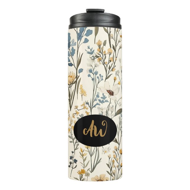 Termo Flor de flores silvestres (Anverso)