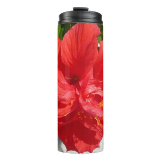 Termo Flor de Hibisco Doble Rojo