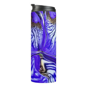 Termo Flor de iris púrpura