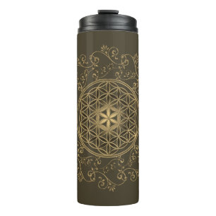Termo Flor de la Vida - Mandala Adornos Vintage 2