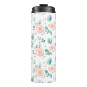 Termo Flor de primavera de Peach Peonies