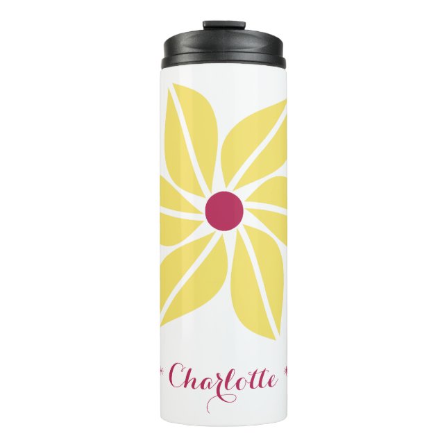 Termo Flor de Verano Personalizable (Anverso)
