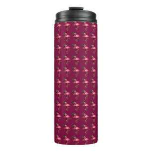 Termo Flor de verano primavera Flamingo rosa