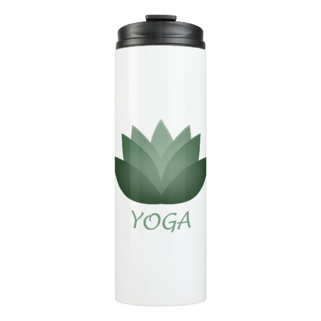 Termo Flor Emerald Yoga Lotus (Anverso)