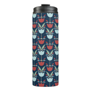 Termo Flor geométrica: ornamento ventilado multicolor