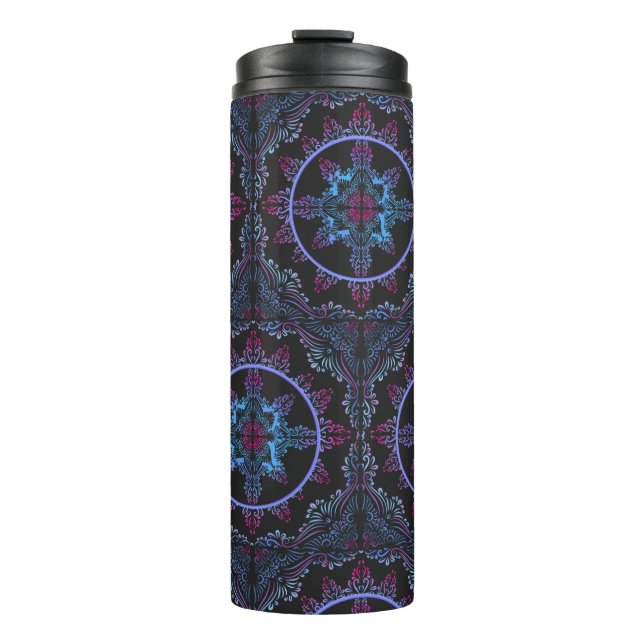 Termo Flor nocturna de Mandala (Anverso)