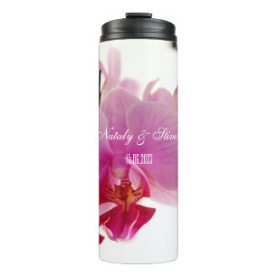 Termo Flor orquídea