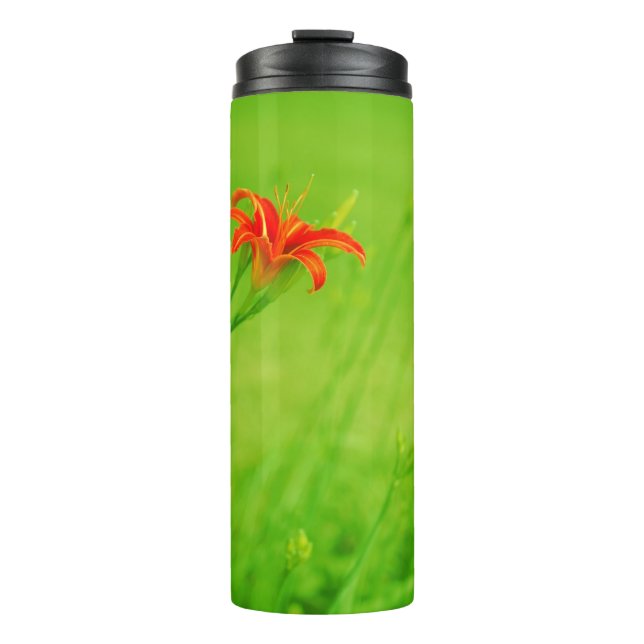 Termo Flor roja (Anverso)