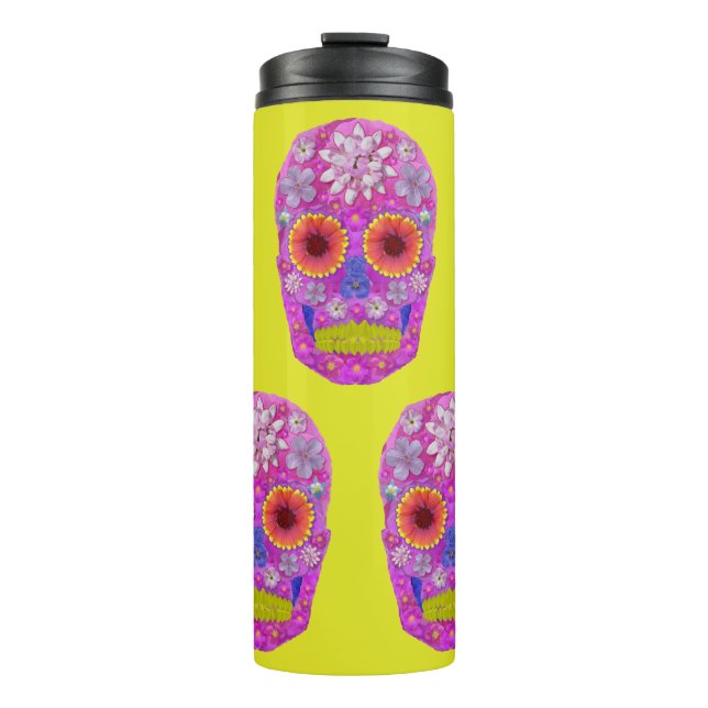 Termo Flor Skull 2 (Anverso)