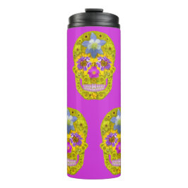 Termo Flor Skull 3