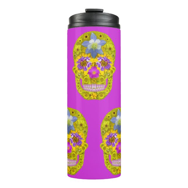 Termo Flor Skull 3 (Anverso)