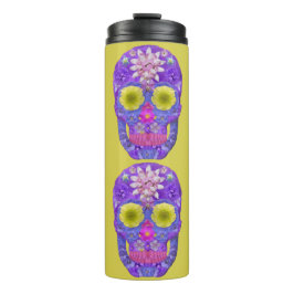 Termo Flor Skull 5