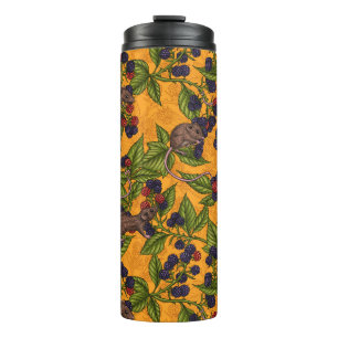 Termo Flora de conejos y bosques 3 Tumbler térmico