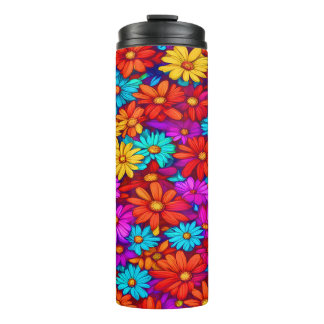 Termo Floral Abstracta colorida #71 -