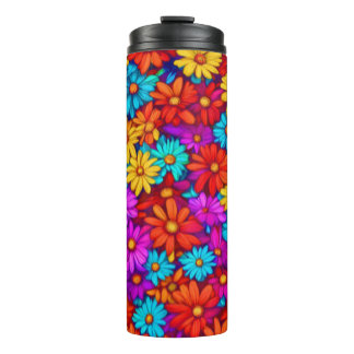 Termo Floral Abstracta colorida #71 -