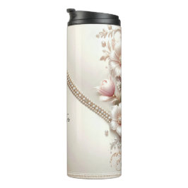 Termo Floral and Pearl Embellishments