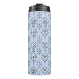 Termo Floral azul