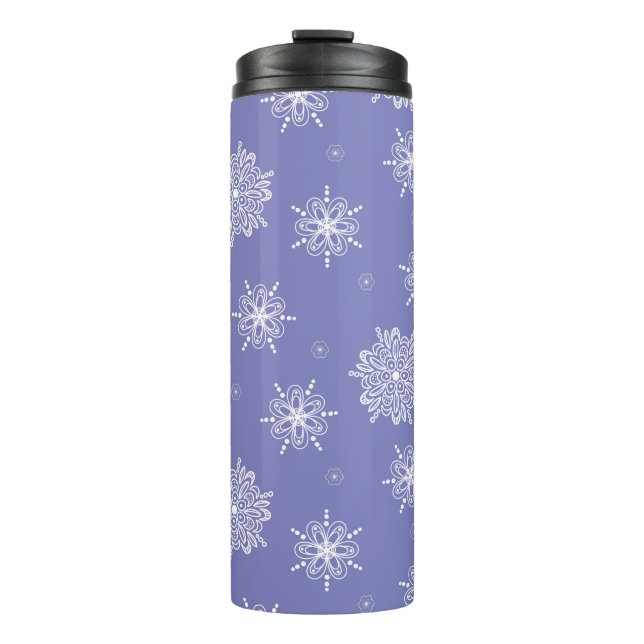 Termo Floral Celestial Caprichosa Lavanda (Anverso)