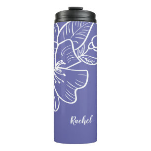Termo Floral Crear Su Propio Nombre Periwinkle Botánico