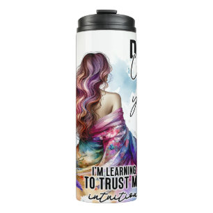 Termo Floral de mujer empoderada Cotizaciones inspirad