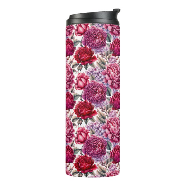 Termo Floral elegante (Rotado hacia la izquierda)