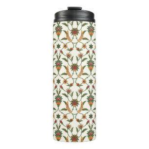 Termo Floral Étnica: Elegante y Seamless Ornament.