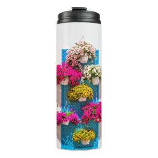 Termo Floral étnica: Pared Jardín