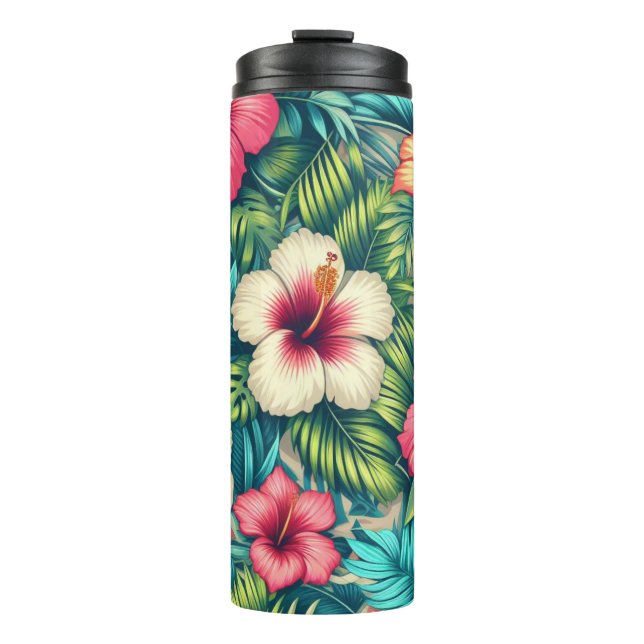 Termo Floral hawaiano/tropical (Anverso)