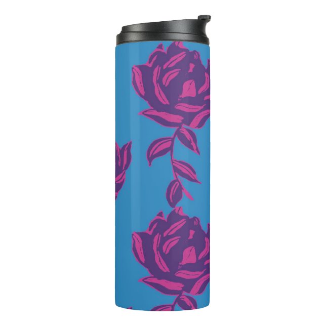 Termo Floral lisa (Rotado hacia la izquierda)