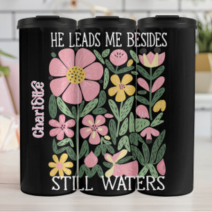 Termo Floral Me Lleva Al Lado De Las Aguas Todavía