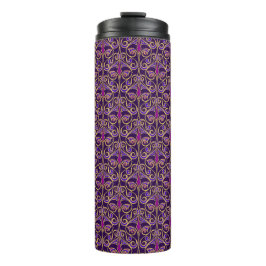 Termo floral morada