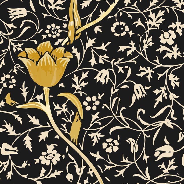 Termo Floral negra (Floral Design Background!  )