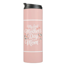 Termo Floral Rosa Primer Día de la Madre