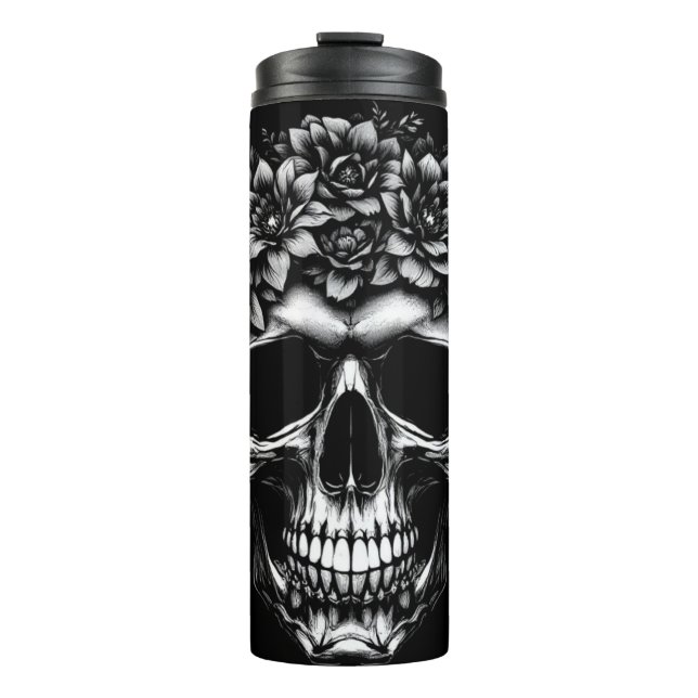 Termo Floral Skull (Anverso)