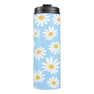 Termo Floral thermal mug, daisy flowers