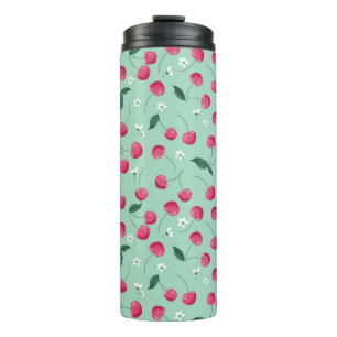 Termo Florecimiento de cerezos: Diseño festivo de verano