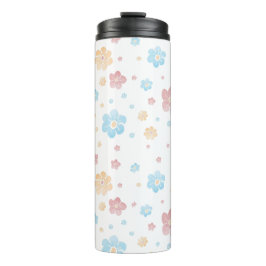 Termo Flores acuáticas de primavera floral elegantes