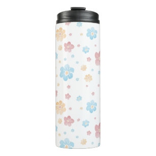 Termo Flores acuáticas de primavera floral elegantes