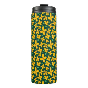 Termo Flores amarillas pequeñas