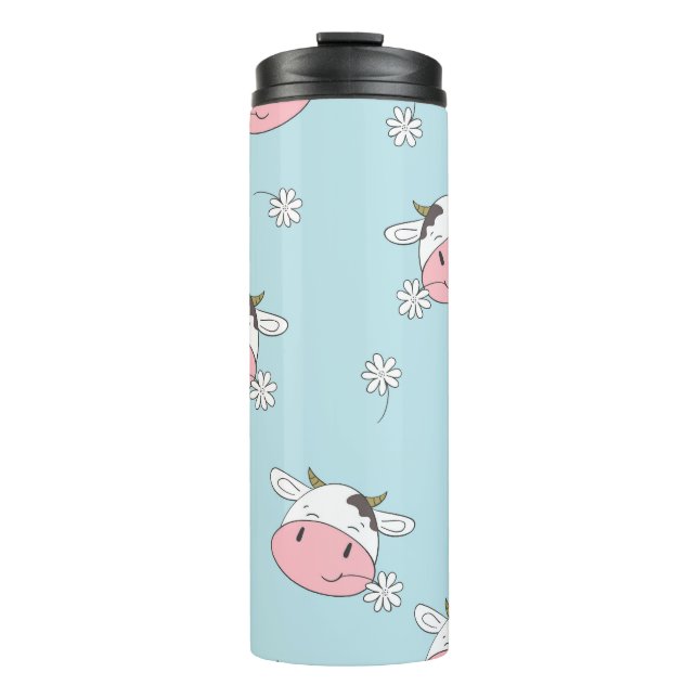 Termo Flores Chicas bonitos: Vintage de mano (Anverso)